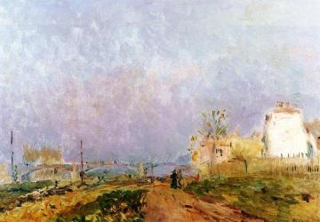 Bridge over the Seine Artwork by Albert Lebourg