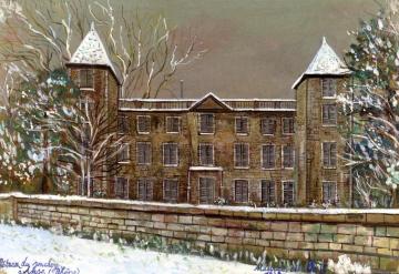 Chateau Du Jonchere In Anse (rhone) Artwork by Maurice Utrillo