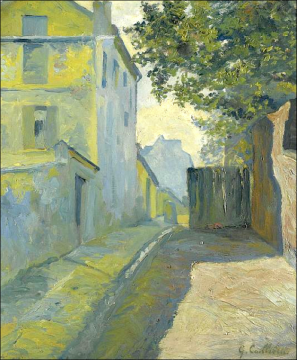 The Street Of Saint-denis, Montmartre Artwork by Gustave Caillebotte