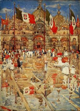 Splash of Sunshine and Rain Artwork by Maurice Prendergast