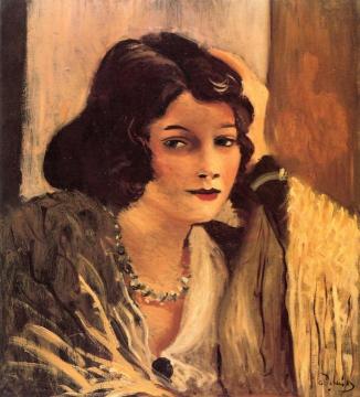 Woman With Shawl Artwork by Andre Derain