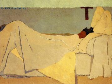 In Bed Artwork by Edouard Vuillard