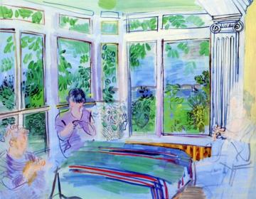 The Veranda At Villerville Artwork by Raoul Dufy
