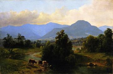 View of the Shandaken Mountains, New York Artwork by Asher B. Durand
