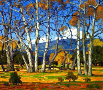 Sycamores Entangled Artwork by William Wendt