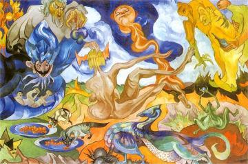 Creation Of The World Artwork by Stanislaw Ignacy Witkiewicz