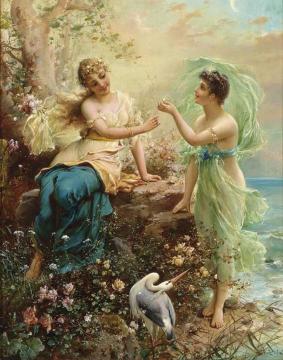 Magic Evening Artwork by Hans Zatzka