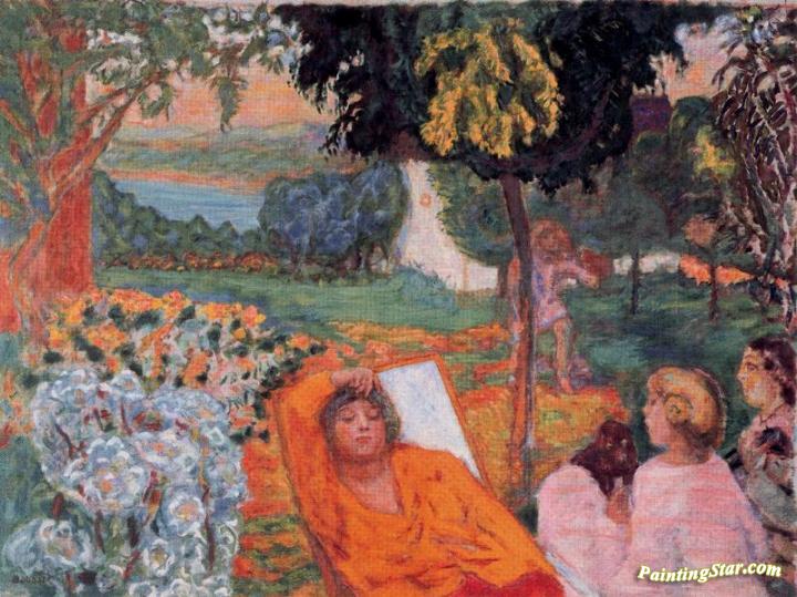 La Sieste Artwork by Pierre Bonnard