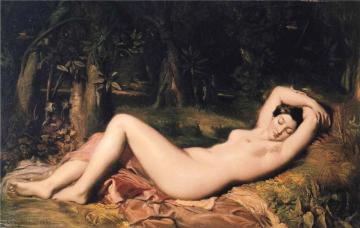 Bather Sleeping Near A Spring Artwork by Theodore Chasseriau
