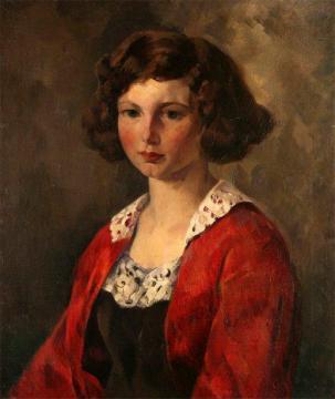 The Red Jacket Artwork by Leon Kroll