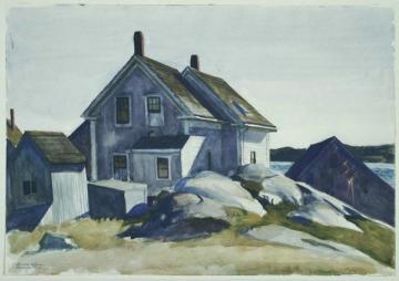 House at the Fort, Gloucester Artwork by Edward Hopper
