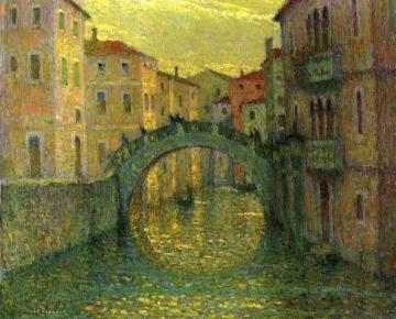 Morning, Sunshine, Venice Artwork by Henri Le Sidaner