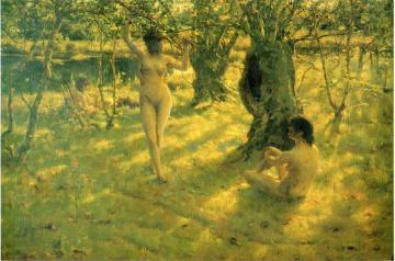 In Arcadia Artwork by Thomas Alexander Harrison