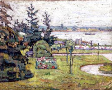 The Dnieper, Kiev Artwork by Abraham A. Manievich