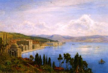 View Of The Bosphorus Artwork by Ernst Karl Eugen Koerner