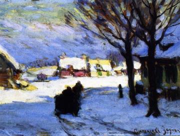 Afternoon Sun, Baie-Saint-Paul Artwork by Clarence Gagnon