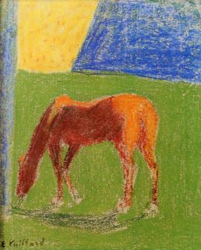 Horse at Pasture Artwork by Edouard Vuillard