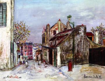 The House of Mimi Pinson Artwork by Maurice Utrillo