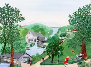The Oaks Artwork by Anna Mary Robertson Grandma Moses