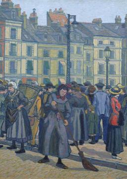 La Vieille Balayeuse, Dieppe Artwork by Charles Ginner