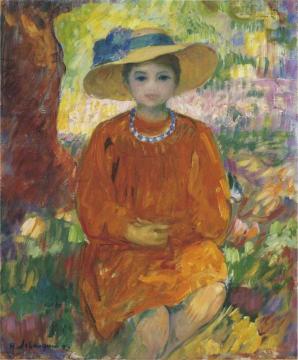 Nono in a hat Artwork by Henri Lebasque