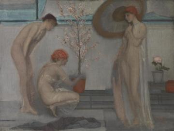 The White Symphony: Three Girls Artwork by James Abbott McNeill Whistler