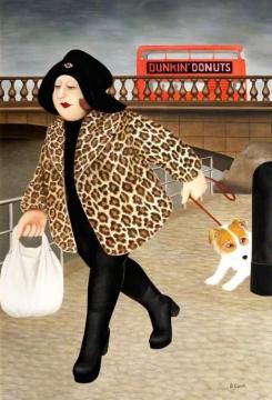 By The Clyde Artwork by Beryl Cook