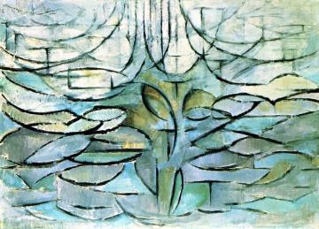 Apple Tree in Bloom Artwork by Piet Mondrian