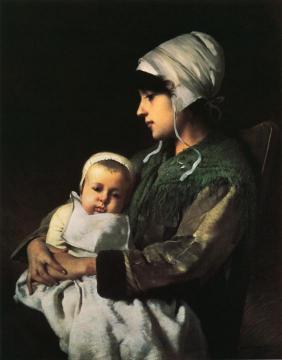 Mother And Child Artwork by Charles Sprague Pearce