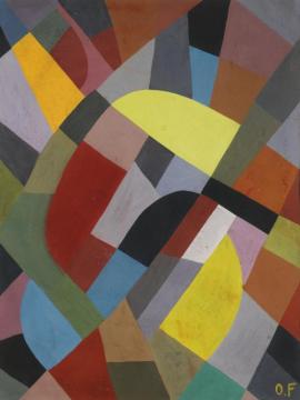 Abstract Composition Artwork by Otto Freundlich