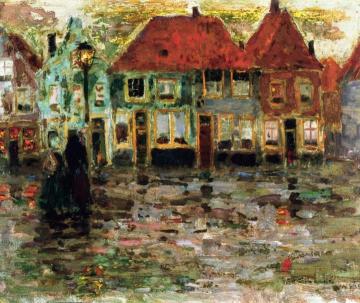 Place de l'Écluse, Sluis Artwork by Henri Le Sidaner