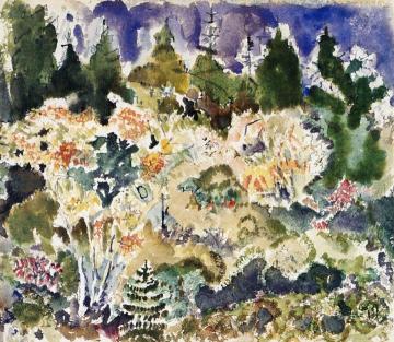 Garden Artwork by John Marin