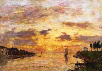 Saint-Valéry-sur-Somme, The Mouth of the Somme Artwork by Eugène-Louis Boudin