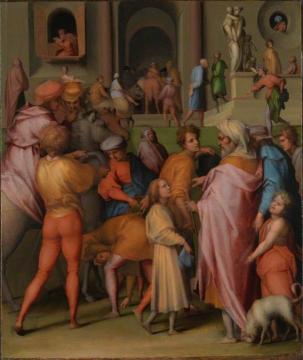 Joseph Sold to Potiphar Artwork by Jacopo Pontormo