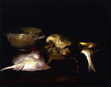 Still LIfe: Fish Artwork by William Merritt Chase