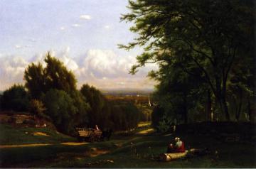 Near Leeds, New York Artwork by George Inness