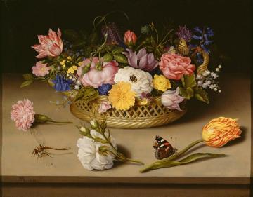 Flower Still Life Artwork by Ambrosius Bosschaert