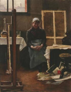 In the Studio Artwork by József Rippl-Rónai