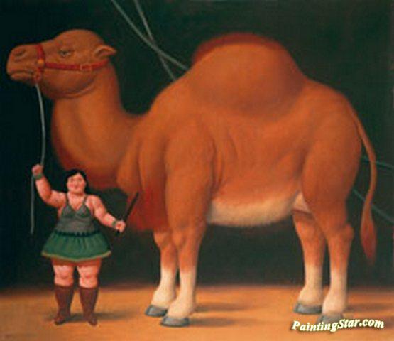 Circus Camel Artwork by Fernando Botero