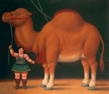 Circus Camel Artwork by Fernando Botero