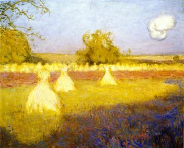 Hayfield, France Artwork by Charles Conder