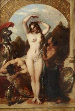 Mars, Venus And An Attendant Artwork by William Etty