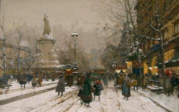 Place De La Republique Artwork by Eugene Galien-Laloue