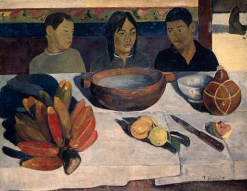 The Meal Artwork by Paul Gauguin