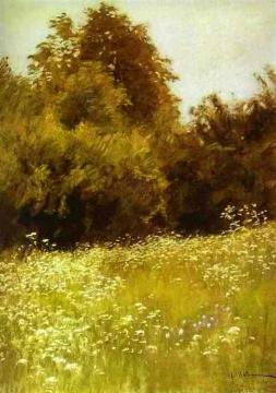Meadow on the Edge of a Forest Artwork by Isaac Ilich Levitan