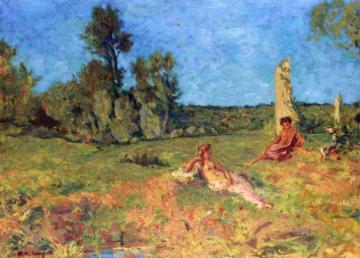 Bucolic Scene Artwork by Ker Xavier Roussel