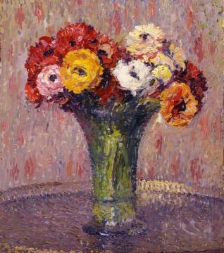 Bouquet of Flowers Artwork by Henri Martin