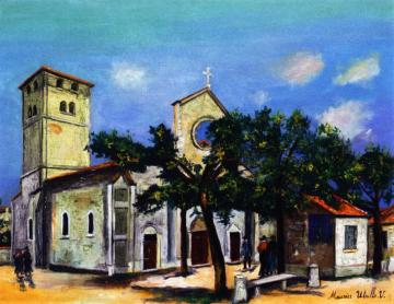 Church in Provence Artwork by Maurice Utrillo
