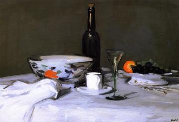 The Black Bottle Artwork by Samuel John Peploe