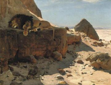 The Heat of the Day Artwork by Eugen Felix Prosper Bracht